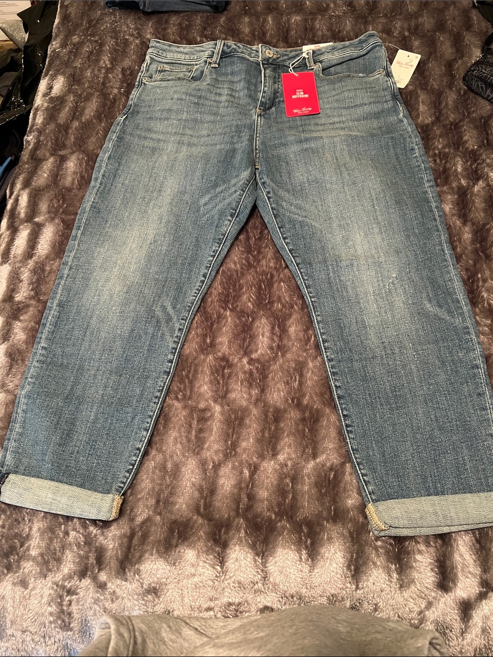 Women’s Lucky Brand Sienna Slim Boyfriend with Cuffed Hem, size 14/32 - Picture 4 of 5